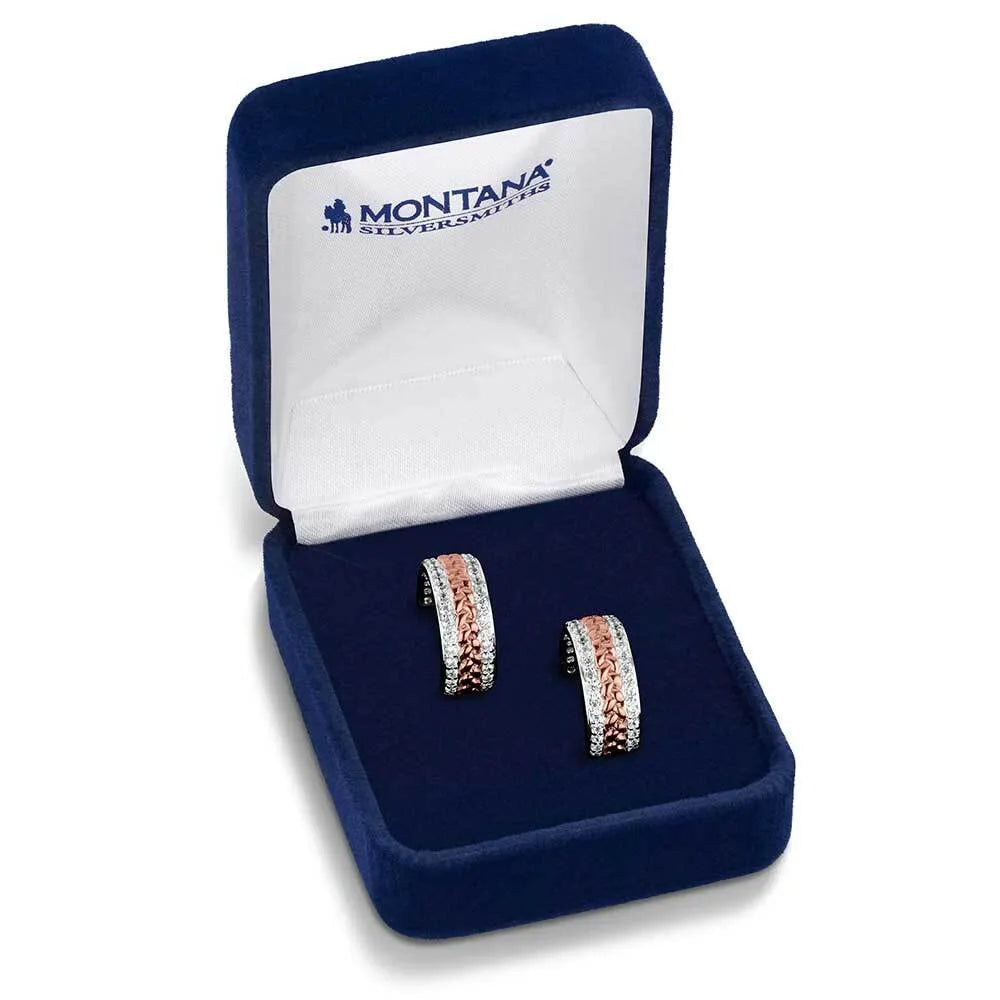 Women's Montana Silversmiths High Prairie Hoop Earrings ER6446