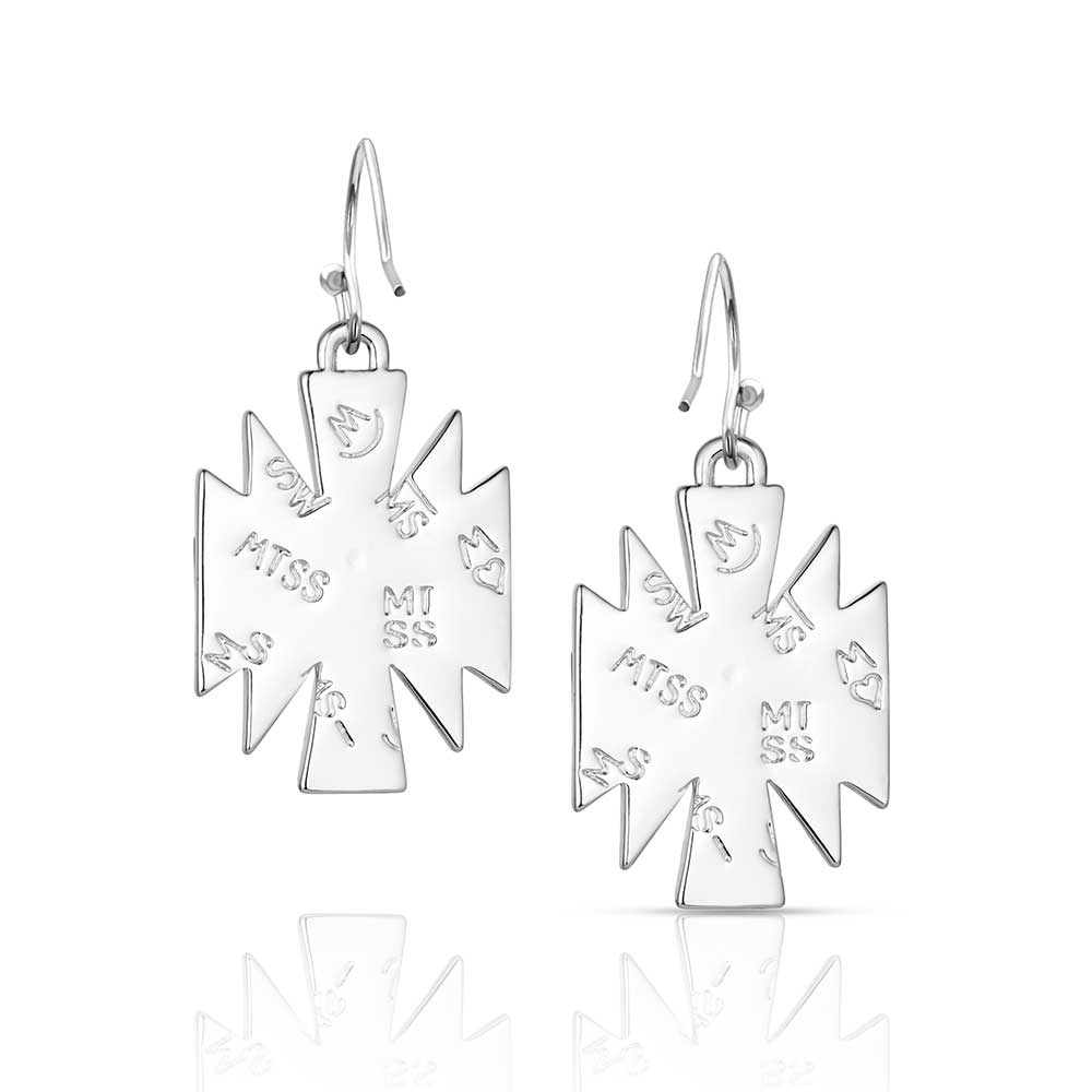 Montana Silversmiths Women's Southwestern Sun Turquoise Earrings ER6603