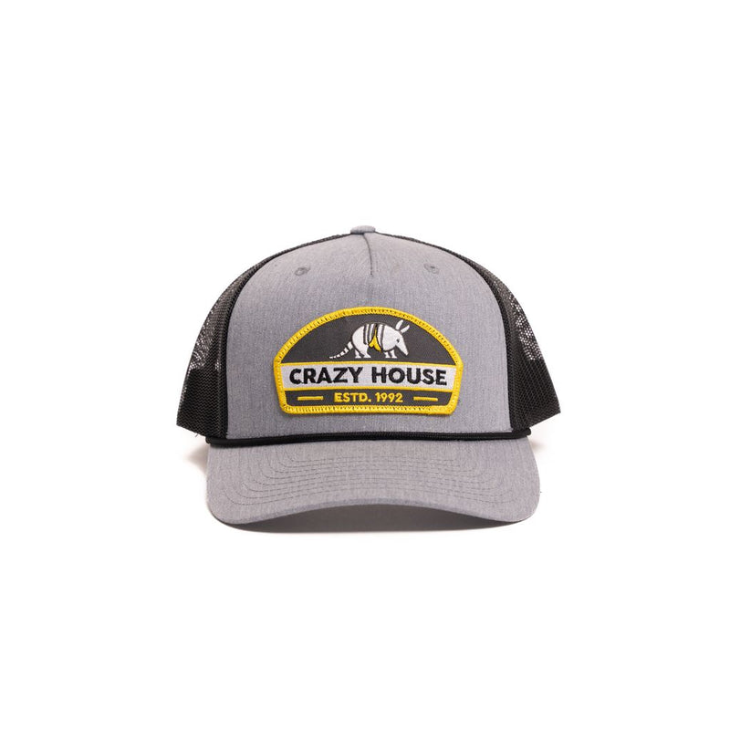 Crazy House Unisex Grey and Black Snapback with Patch - Crazy House Western Wear