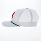 Men's Hooey "Sterling" Hat White with Red Hooey Logo 2606T-WH