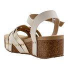 Women's Very Volatile White and Gold Wedges PV1043-PLAT - Crazy House Western Wear