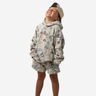 Burlebo Boy's Mallard Mayhem Camo Vintage Washed Hoodie Y-VWFH-MMAYC