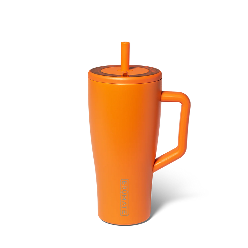 Brumate Era 30oz Clementine Straw Tumbler DWER30CLE