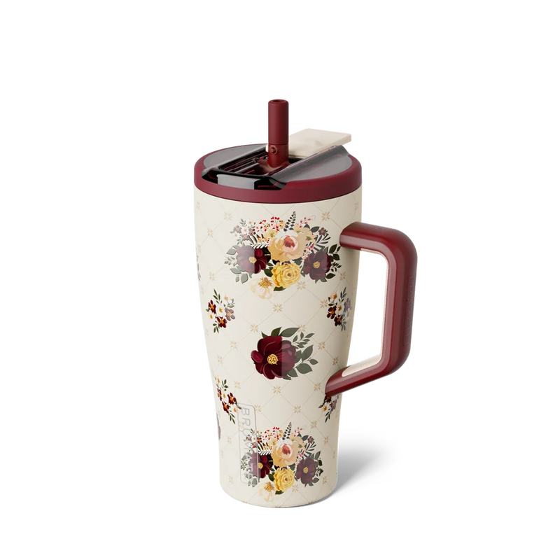 Brumate Quilted Floral 30oz Era Flip Tumbler DWEF30QFL