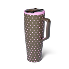 Brumate Era Flip 40oz Mocha Dot Leak Proof Tumbler DWEF40MCD
