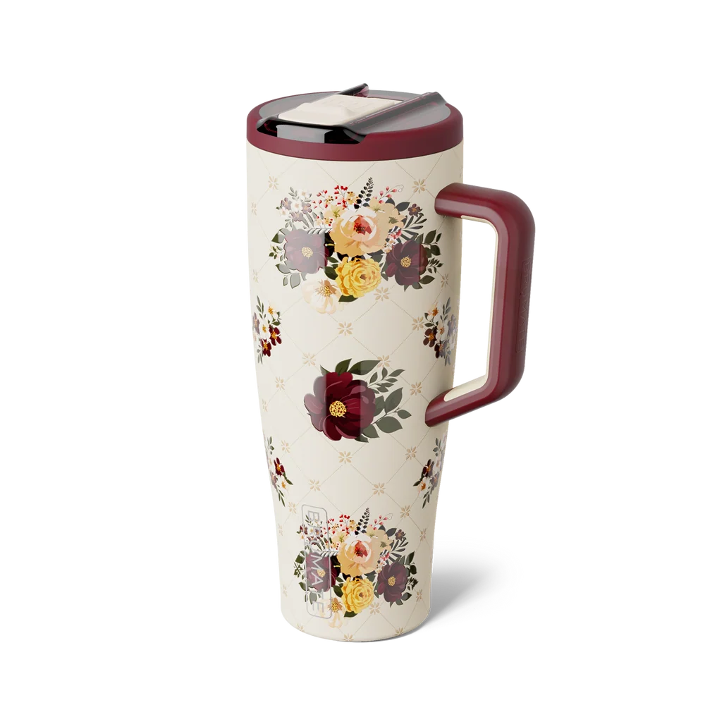 Brumate Quilted Floral 40oz Era Flip Tumbler DWEF40QFL