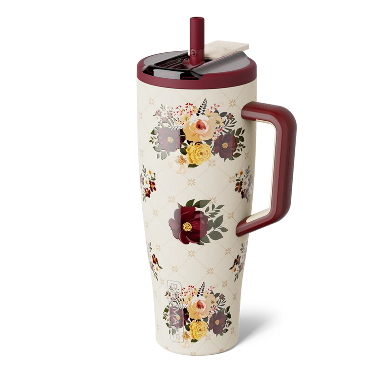 Brumate Quilted Floral 40oz Era Flip Tumbler DWEF40QFL