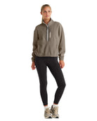 Free Fly Women's Fossil Ashridge Fleece Half Zip Pullover F0004-41