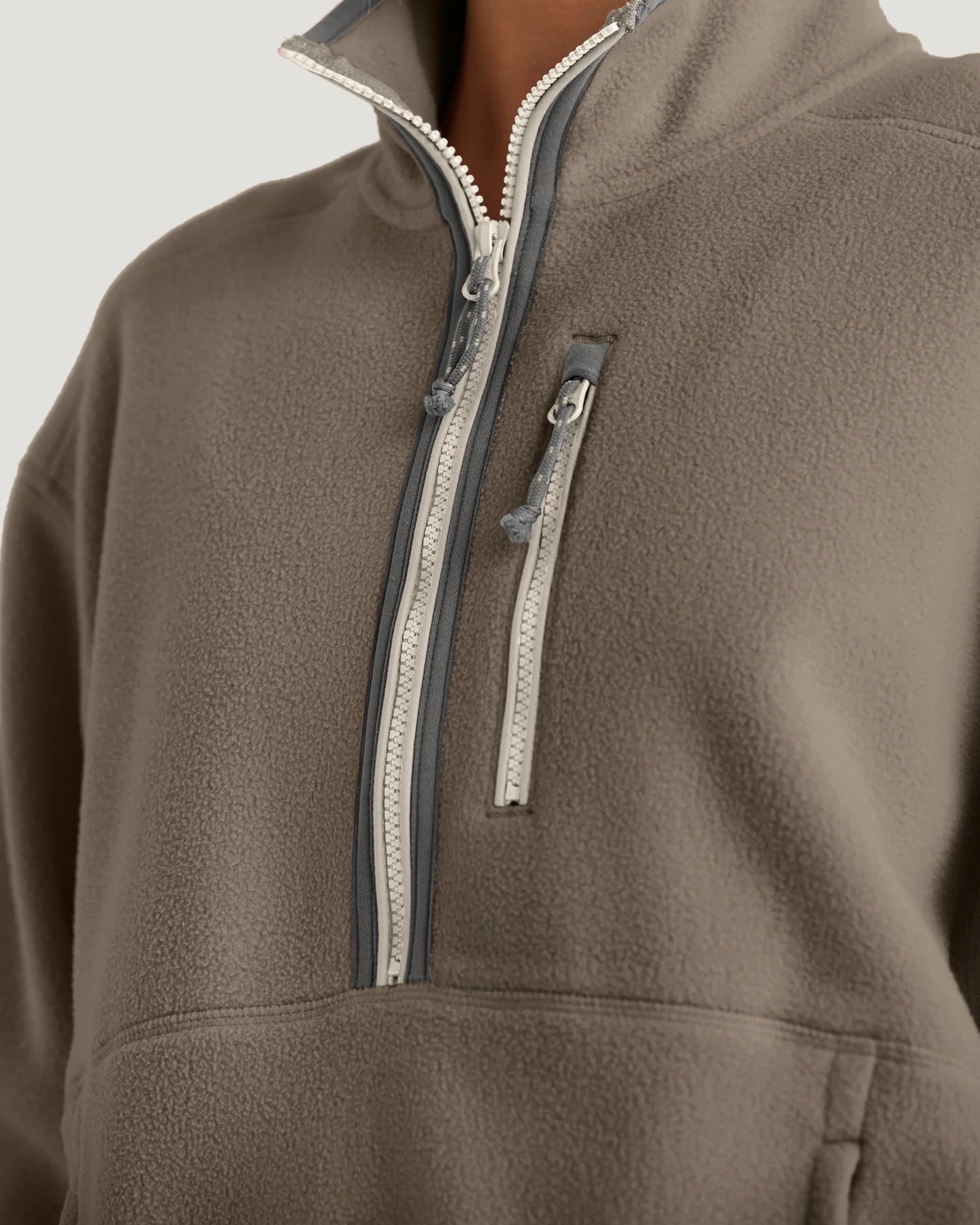 Free Fly Women's Fossil Ashridge Fleece Half Zip Pullover F0004-41