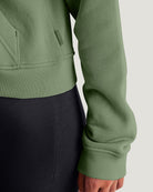 Free Fly Heather Olivine Bamboo North Coast Fleece Full Zip Hoodie FF667-C027
