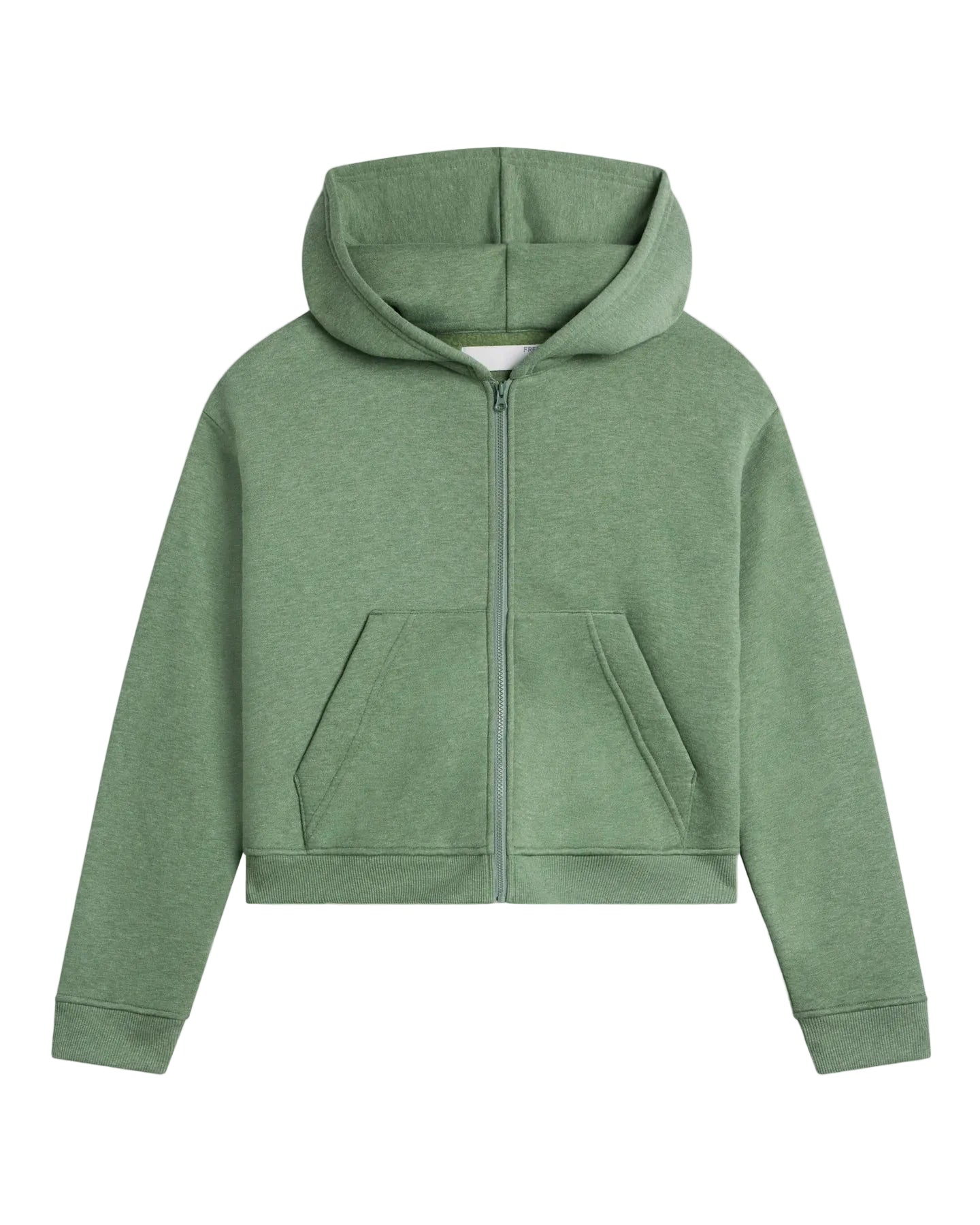 Free Fly Heather Olivine Bamboo North Coast Fleece Full Zip Hoodie FF667-C027