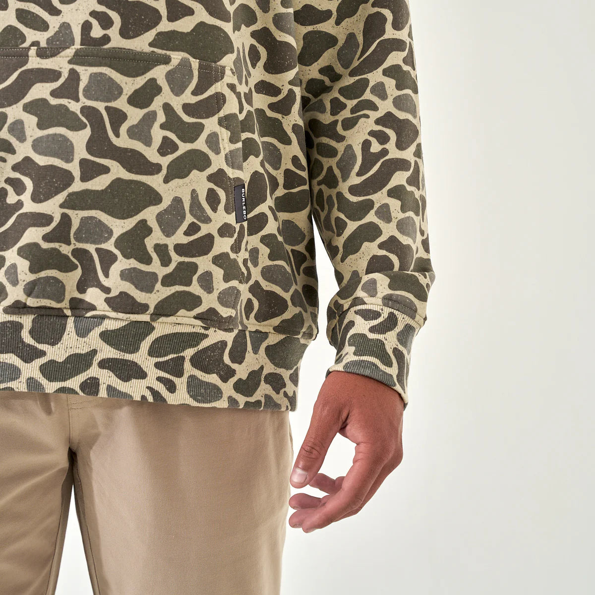 Men's Burlebo Classic Deer Camo Fleece Hoodie