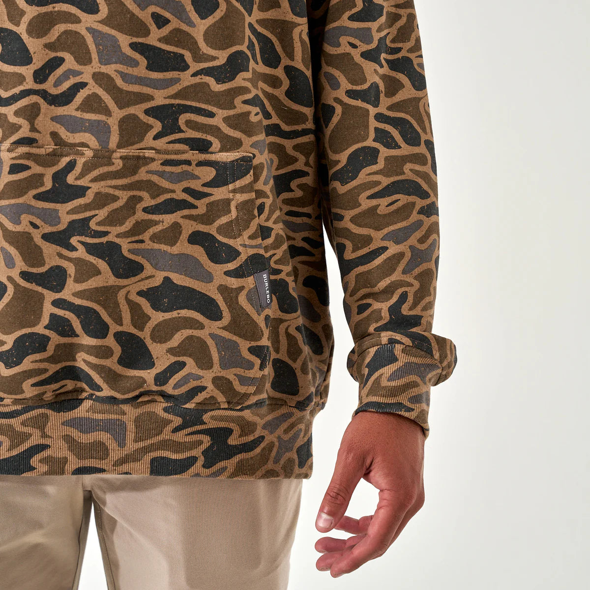 Men's Burlebo Gauge Camo Fleece Hoodie