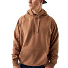 Men's Burlebo Heather Brown Fleece Hoodie