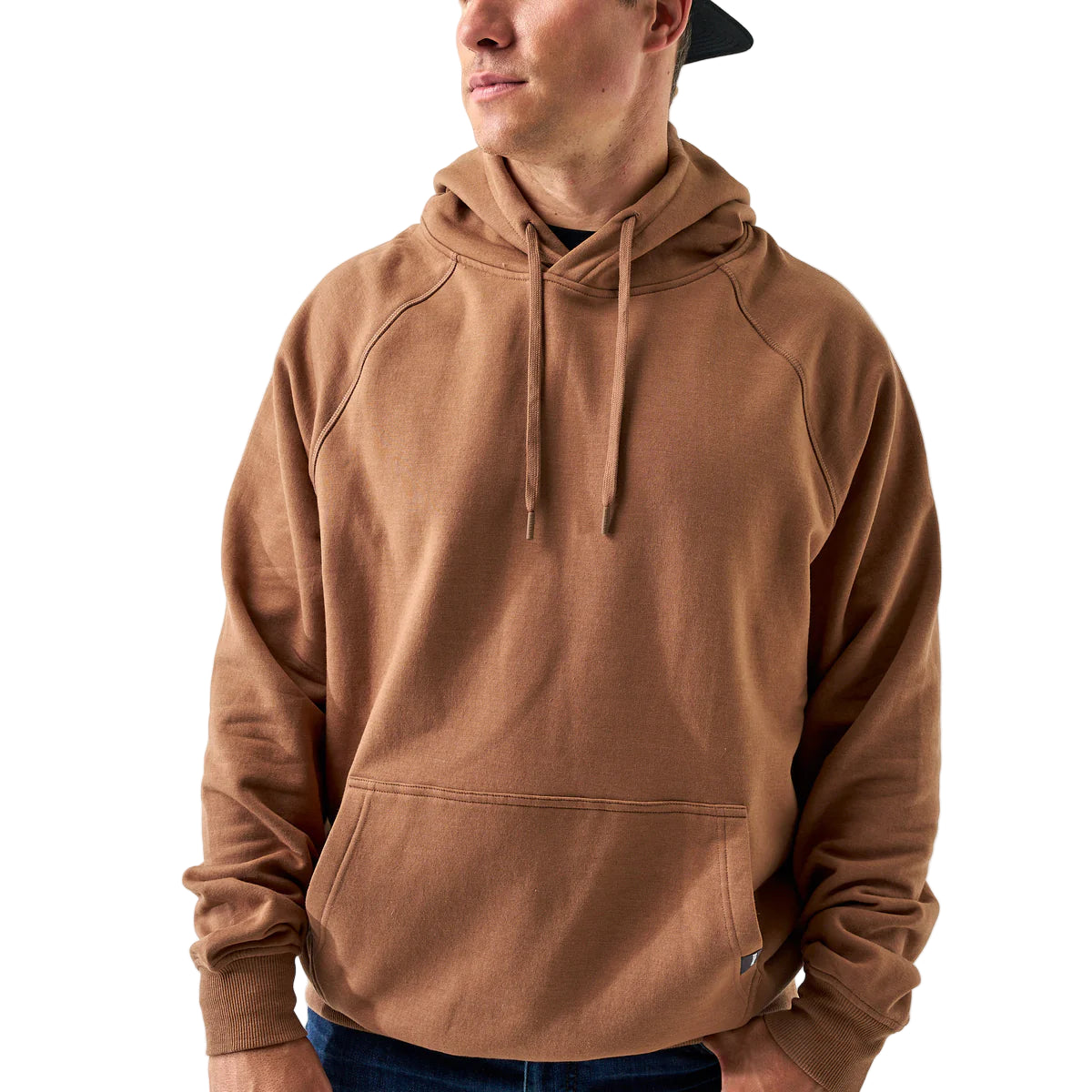 Men's Burlebo Heather Brown Fleece Hoodie