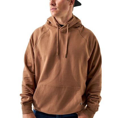 Men's Burlebo Heather Brown Fleece Hoodie