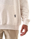 Men's Burlebo Whitetail Deer Camo Heather Oatmeal Fleece Hoodie