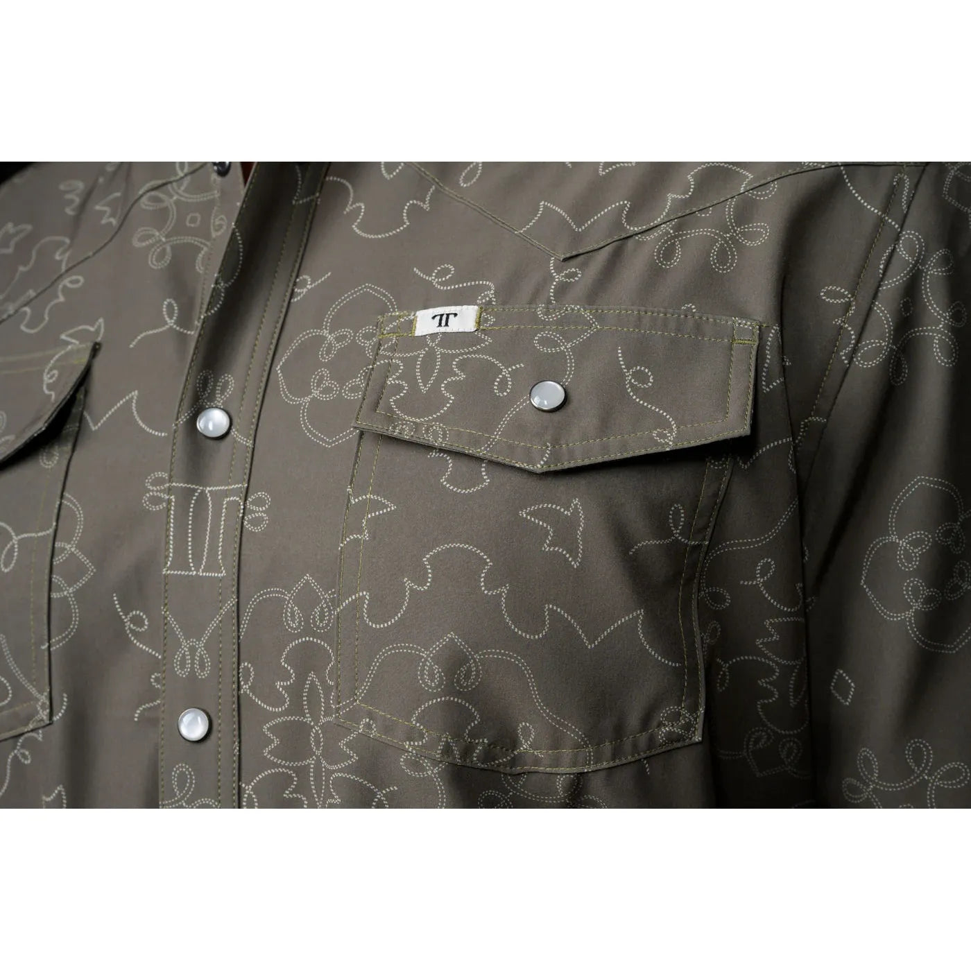 Men's Ferrell "The Carson" Long Sleeve Snap Shirt FPL1002560
