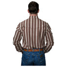 Men's Ferrell The Atlas in Brown - Long Sleeve Snap Shirt FPL1002591 - Crazy House Western Wear