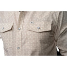 Men's Ferrell The Collin in Cream - Long Sleeve Snap Shirt FPL1002596 - Crazy House Western Wear
