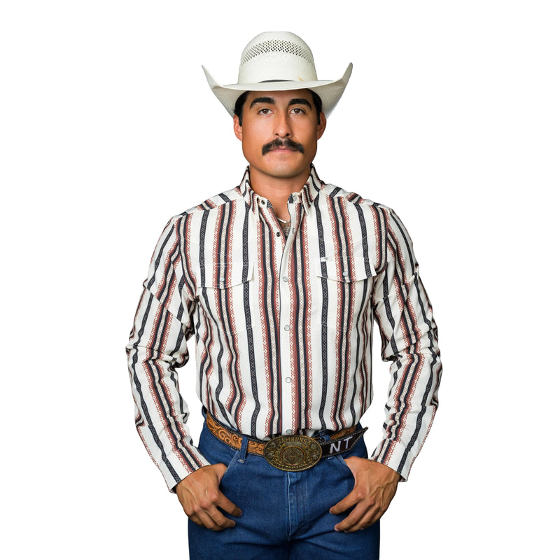 Men's Ferrell Long Sleeve "The Wayne" Snap Shirt FPL1026067