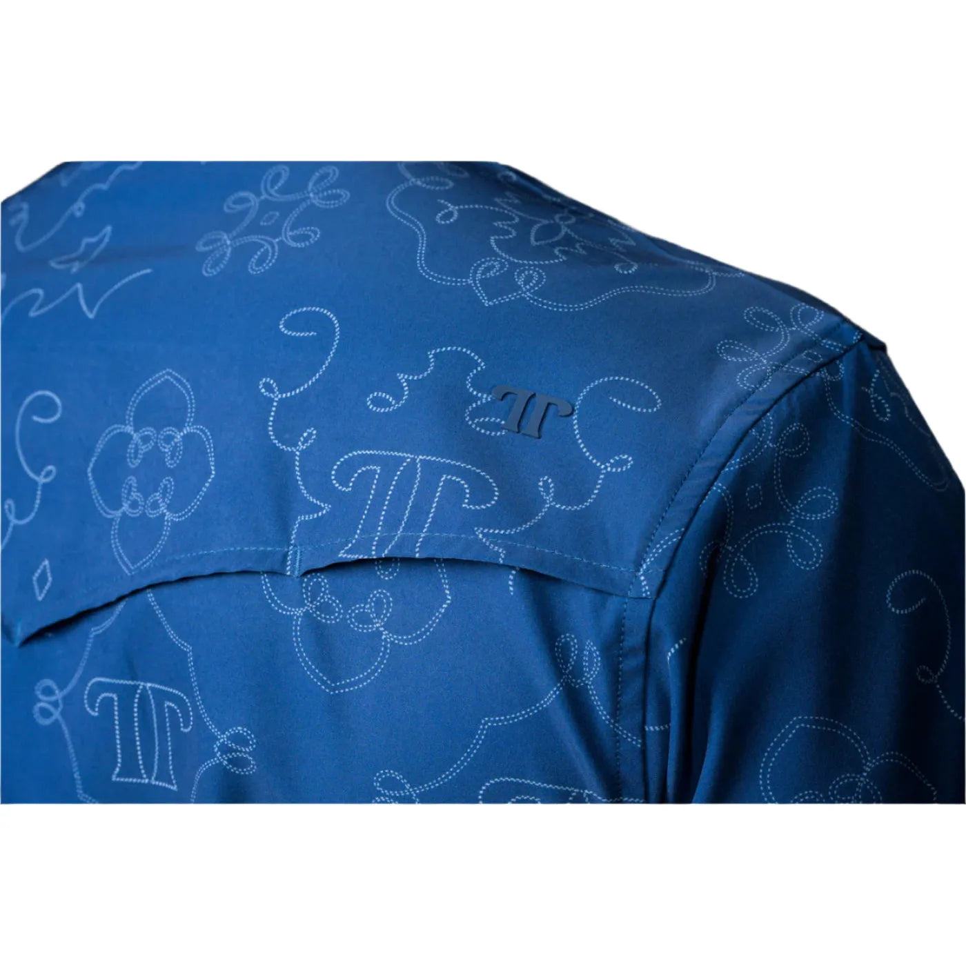 Men's Ferrell "The Carson" In Blue Short Sleeve Snap FPS1002563 - Crazy House Western Wear