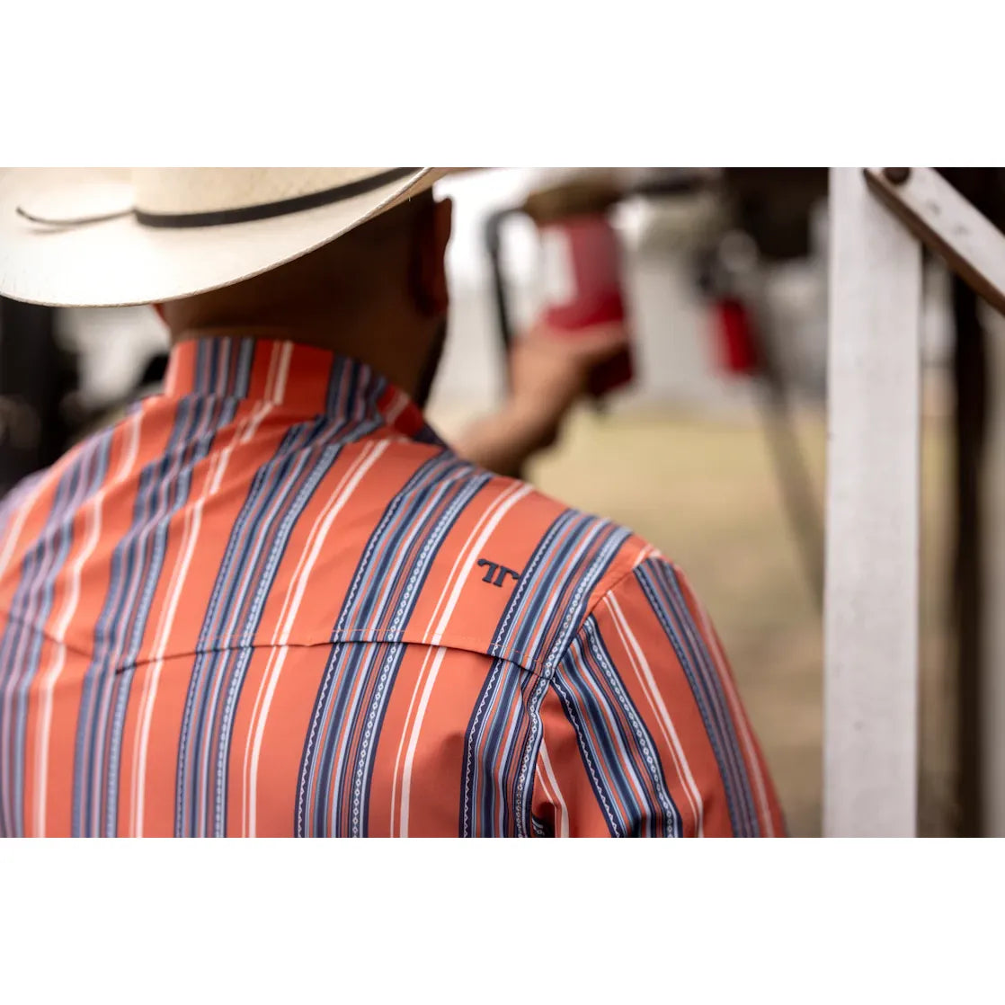 Men's Ferrell Short Sleeve Snap The Brooks in Red Shirt FPS1026003