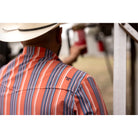 Men's Ferrell Short Sleeve Snap The Brooks in Red Shirt FPS1026003