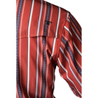 Men's Ferrell Short Sleeve Snap The Brooks in Red Shirt FPS1026003