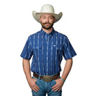 Men's Ferrell Blue Short Sleeve "The Maverick" Shirt FPS1026064