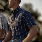 Men's Ferrell Blue Short Sleeve "The Maverick" Shirt FPS1026064