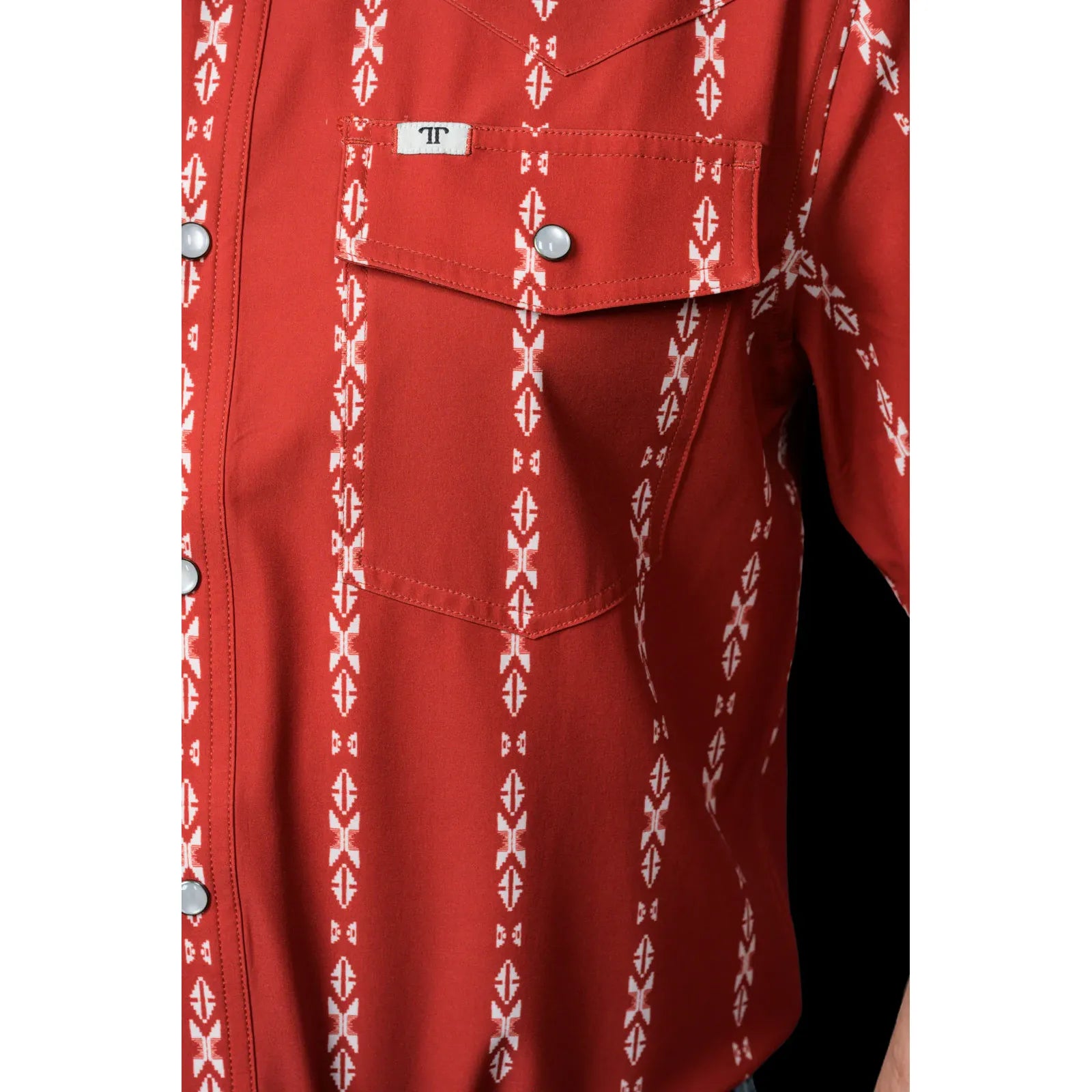 Men's Ferrell Short Sleeve Red "The Maverick" Shirt FPS1026065
