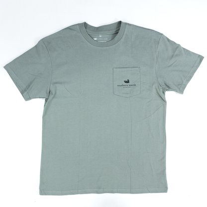 Men's Southern Marsh Dark Grey Decoy Camo Tee ADYD-DGY