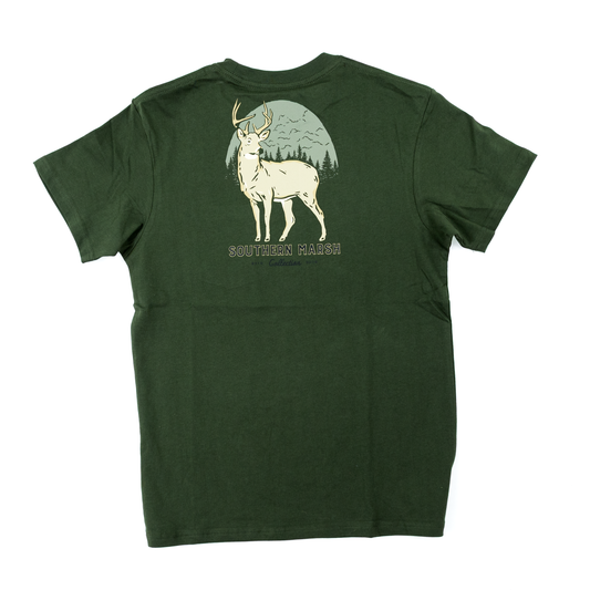 Boy's Southern Marsh Olive Green Eight Point Tee YA8PT-DLV