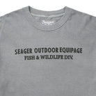 Men's Seager F&W Divison Premium Tee Pigment Gray MTSU26PFWDIVPGRY
