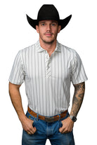 Ferrell Men's The Jack Pearl Snap Polo in Cream FP1026125