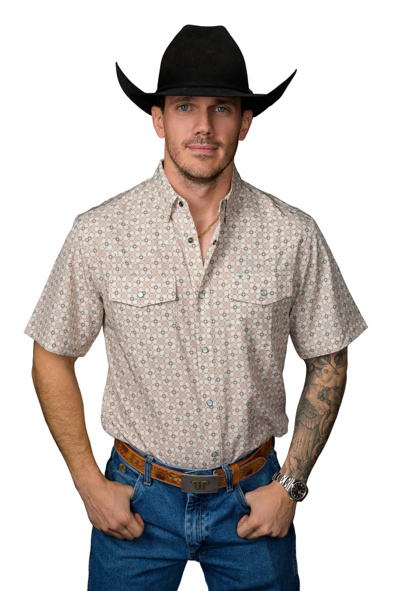Ferrell Men's The Callen Short Sleeve Pearl Snap FPS1026108