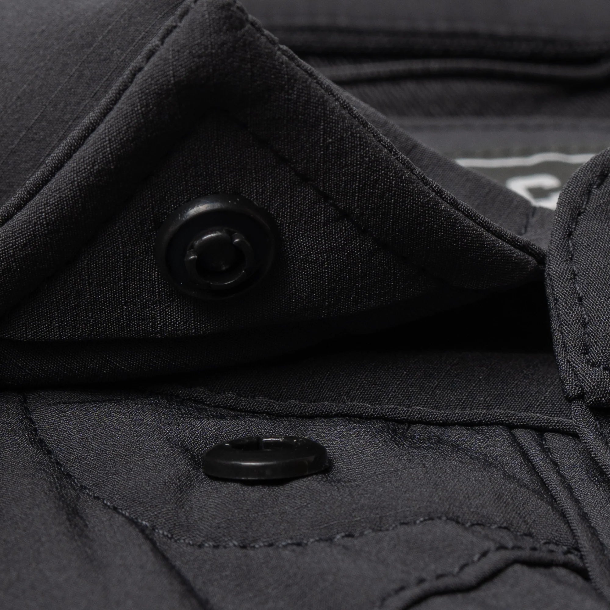 Men's Poncho The Charro Long Sleeve Black Snap Shirt 