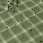 Men's Poncho Green "The Grand Junction" Long Sleeve  Button Up Shirt 