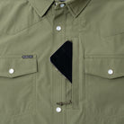 Men's Poncho The Fence Stretcher Long Sleeve Button Up Shirt 