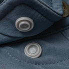Men's Poncho "The Ahi" Dark Blue Button Up Shirt 