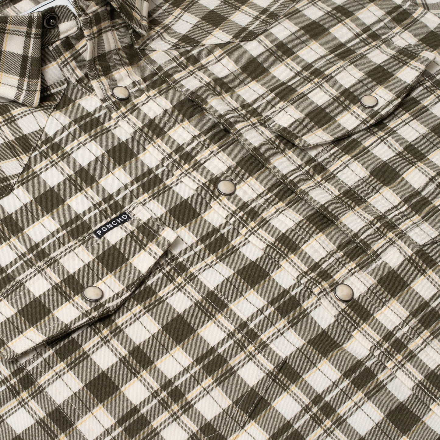 Men's Poncho "The Boone" Long Sleeve Snap Up Shirt