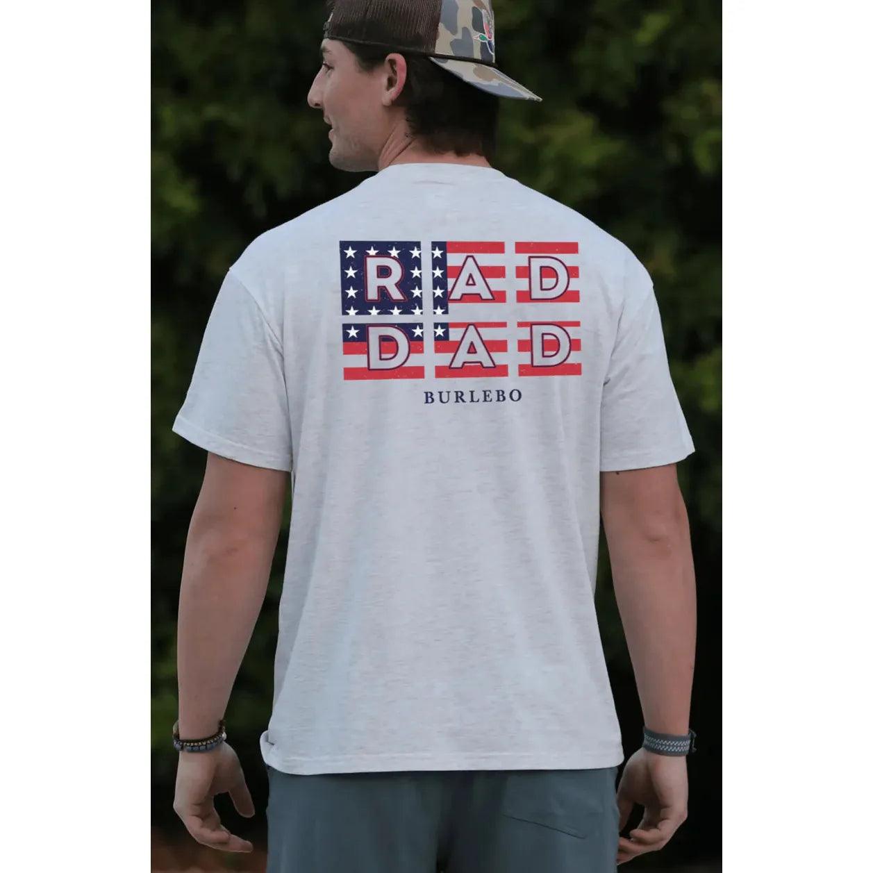 Men's Burlebo Rad Dad T-Shirt RAD-SS-AG - Crazy House Western Wear