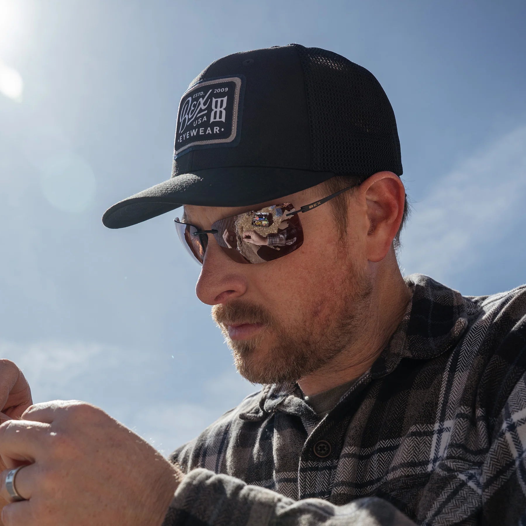 Bex Black, Brown and Silver Fynnland XL OTG Sunglasses S162BBS