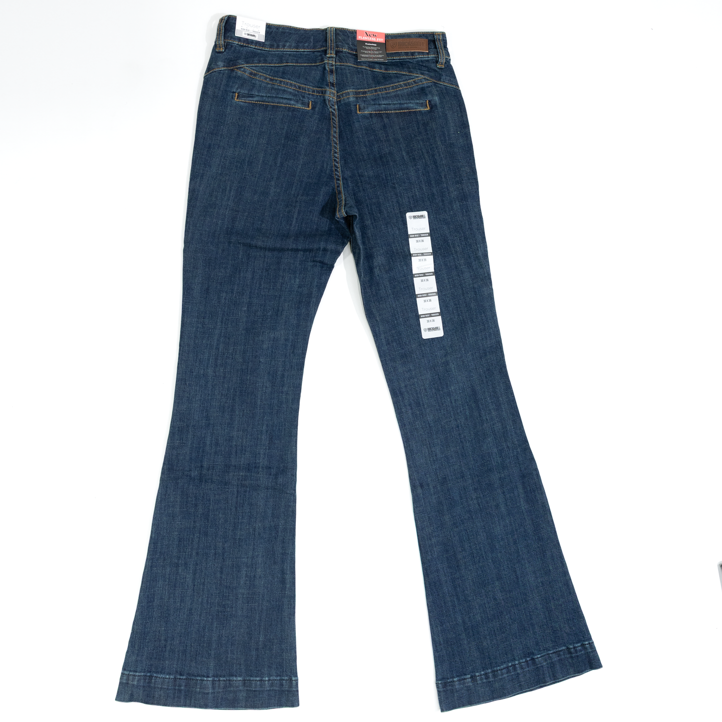 Women's Rock and Roll Welt Pocket Trousers BW5HD07209