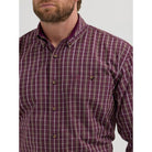 Men's Wrangler® George Strait™ Long Sleeve Button Down One Pocket Shirt 2356608 - Crazy House Western Wear