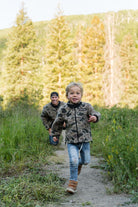 Burlebo Boy's Full Zip Jacket Rocky Mountain Camo Y-RMSFZ
