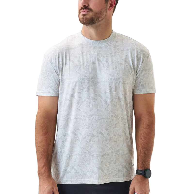 Men's Burlebo Ivory Digi Camo Go To T-shirt GTT-DIGC-IVR