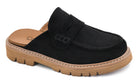 Corky's Women's Black Suede Get Lucky Slip on Shoes