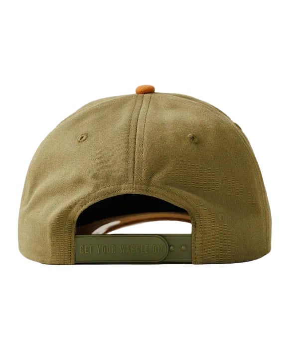 Waggle Men's Green/Orange Goose Chase Wool Brim Hat 